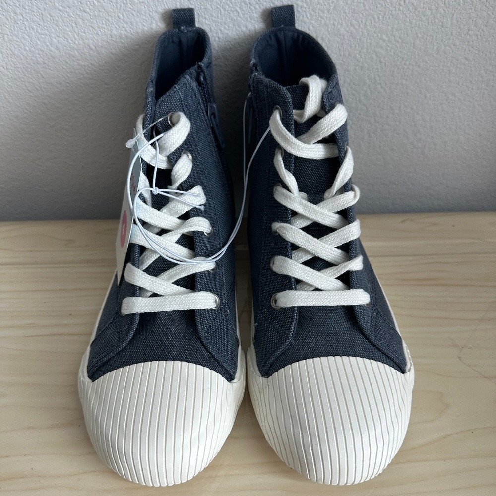 Kids  Blue/Shiloh Zipper Lace-Up Sneakers - Cat & Jack  4